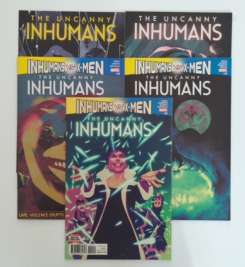 Lot Of 5 2016-17  Marvel Uncanny Inhumans Comics #16-20 VF/NM 