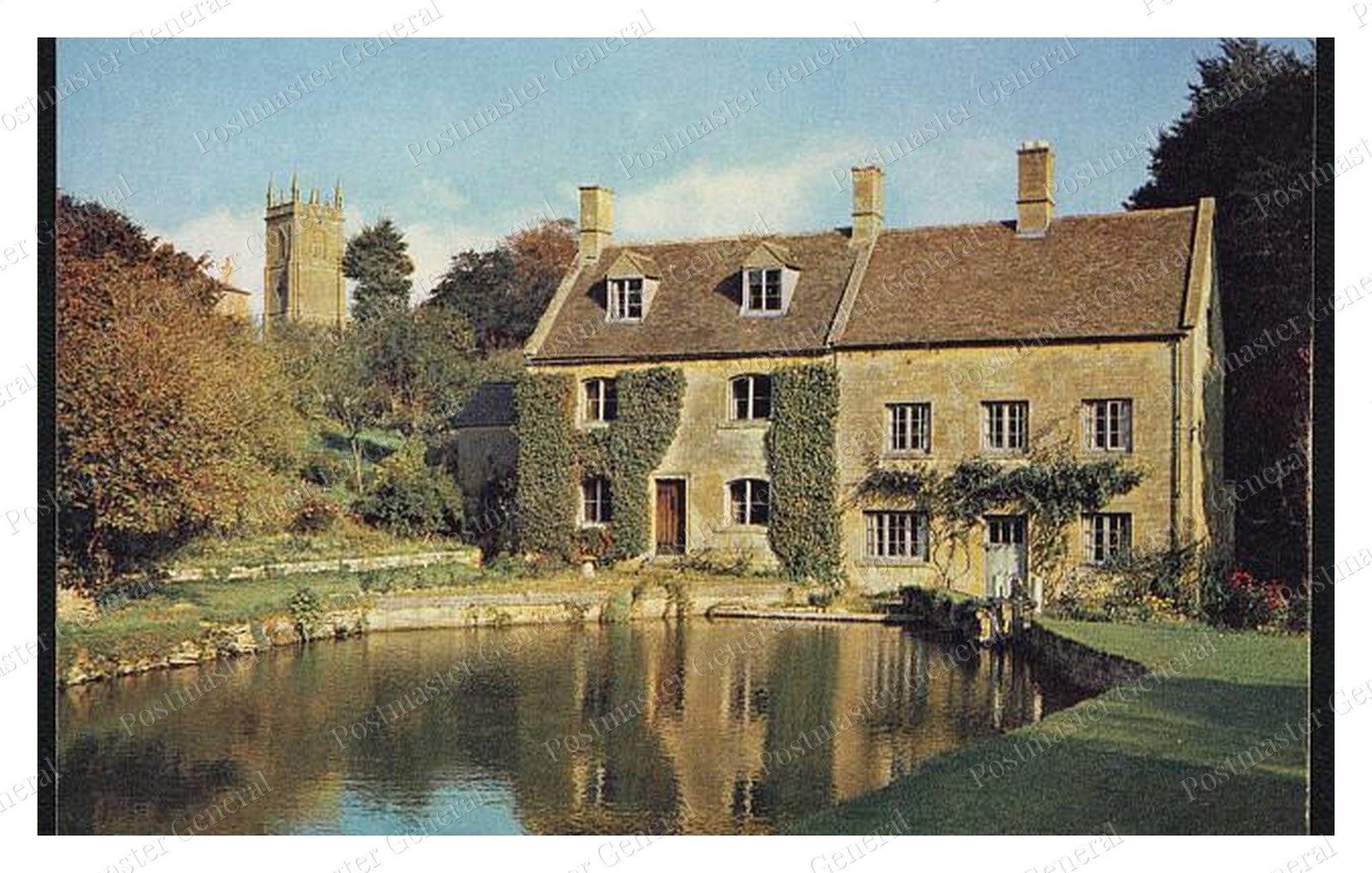 Blockley Gloucestershire Old Mill Standard Postcard COPY RPPC