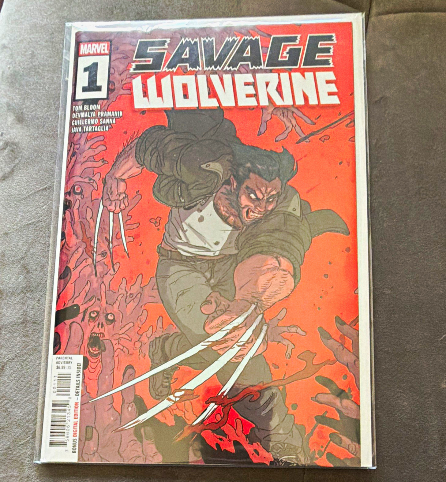 Marvel Savage Wolverine #1 Wolverine Bonus Digital Edition Marvel Savage Wolverine #1 Wolverine Bonus Digital Edition