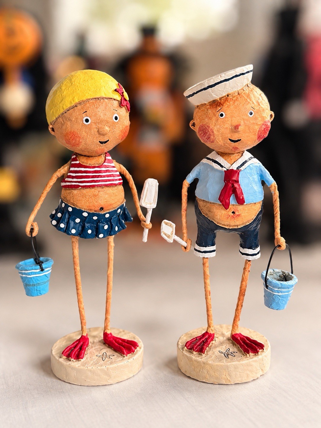 Lori Mitchell ESC Company / Bathing Beauty and Sailor Boy Figurine