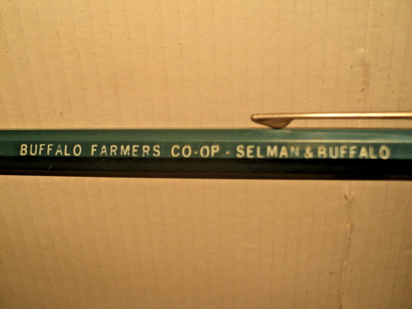 Vintage Autopoint Mechanical Pencil  Buffalo Farmers Co-Op  Selman & Buffalo