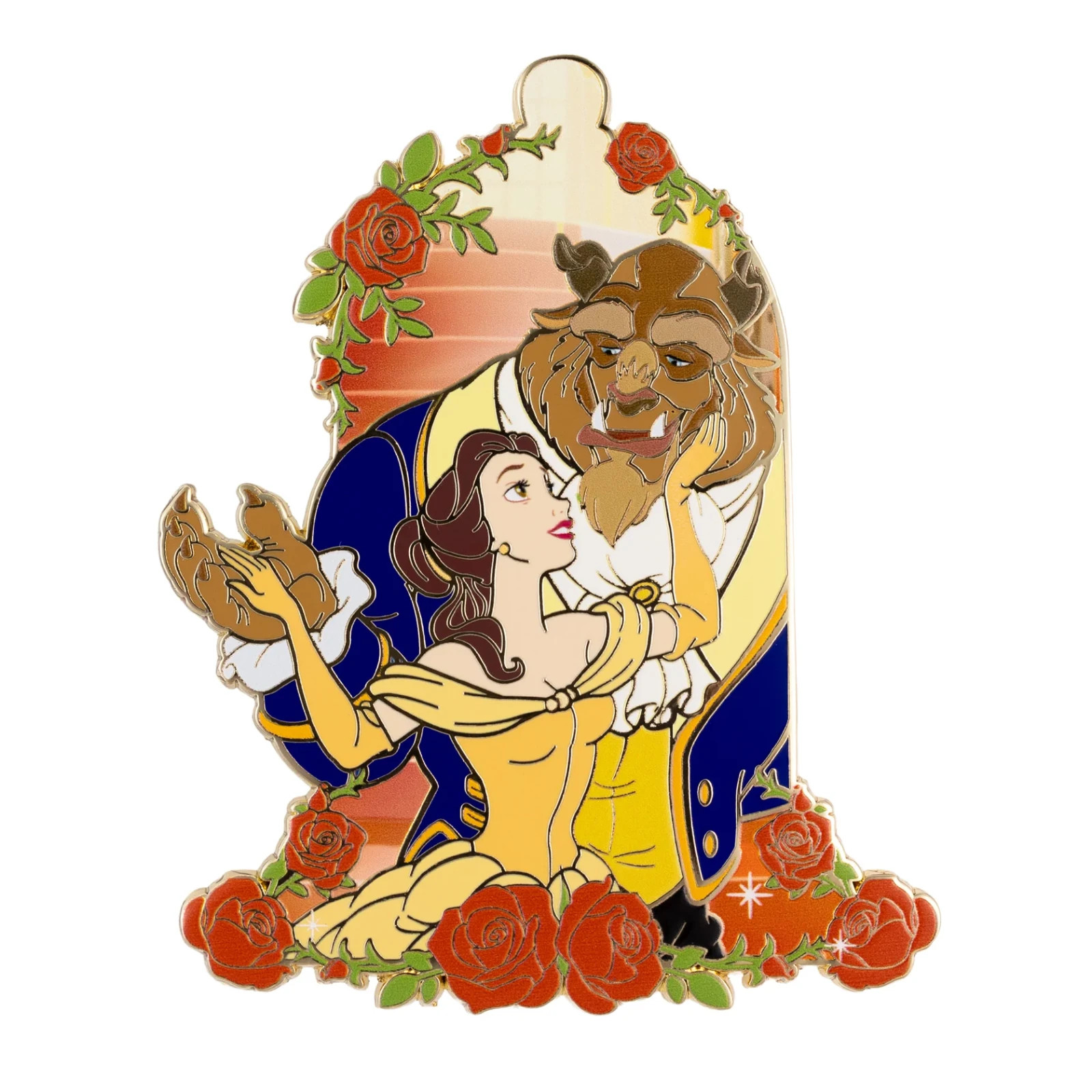 Disney Beauty and the Beast Cloche of Dreams Jumbo Collectible Trading Pin PALM Disney Beauty and the Beast Cloche of Dreams Jumbo Collectible Trading Pin PALM
