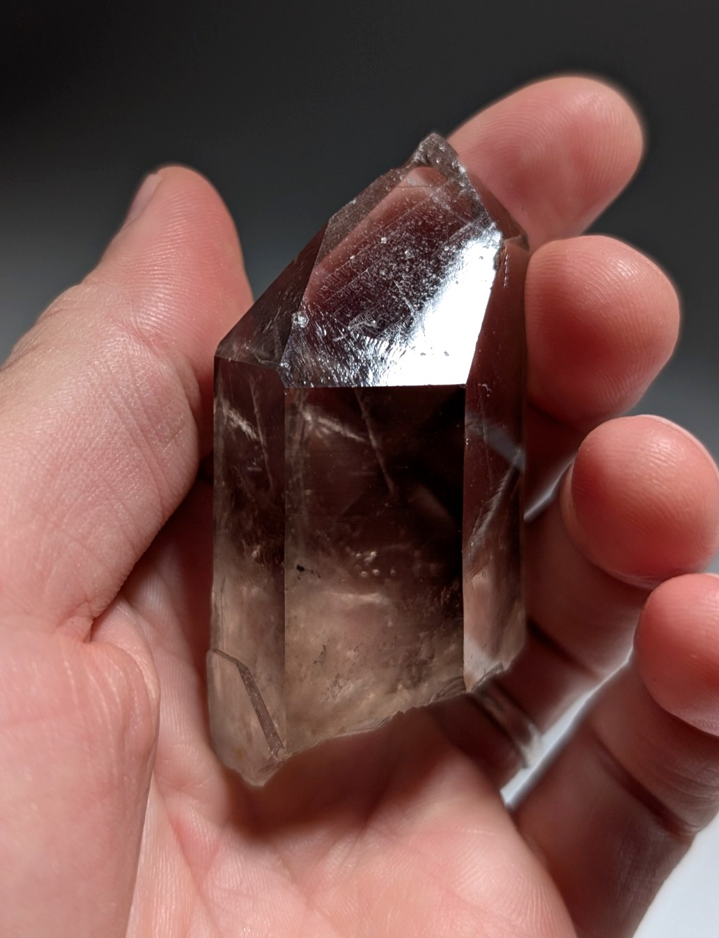 Natural Smoky Quartz Crystal w/Very unique inclusions, Garland Co. Arkansas RARE Natural Smoky Quartz Crystal w/Very unique inclusions, Garland Co. Arkansas RARE