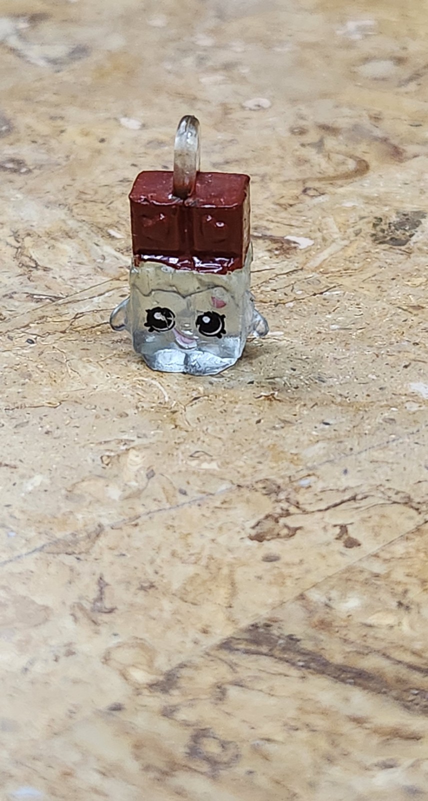 ​Shopkins Season 5 Ultra Rare Cheeky Chocolate Translucent Clear Charm Figure