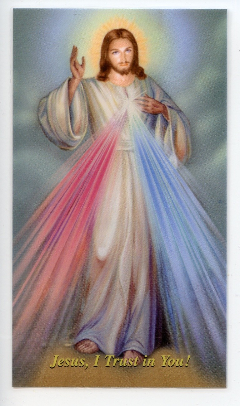 CHAPLET OF THE DIVINE MERCY - Laminated Holy Cards. QUANTITY 25 CARDS CHAPLET OF THE DIVINE MERCY - Laminated Holy Cards. QUANTITY 25 CARDS