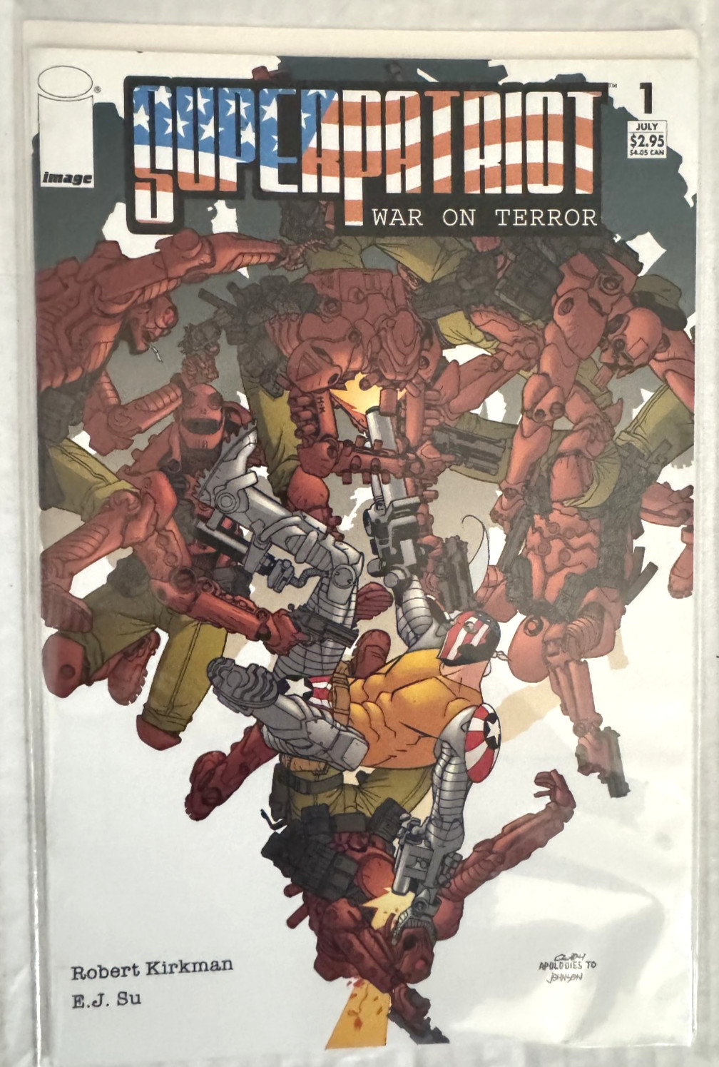 SUPERPATRIOT War On Terror #1 Early Robert Kirkman Work 2004 Image Comics SUPERPATRIOT War On Terror #1 Early Robert Kirkman Work 2004 Image Comics