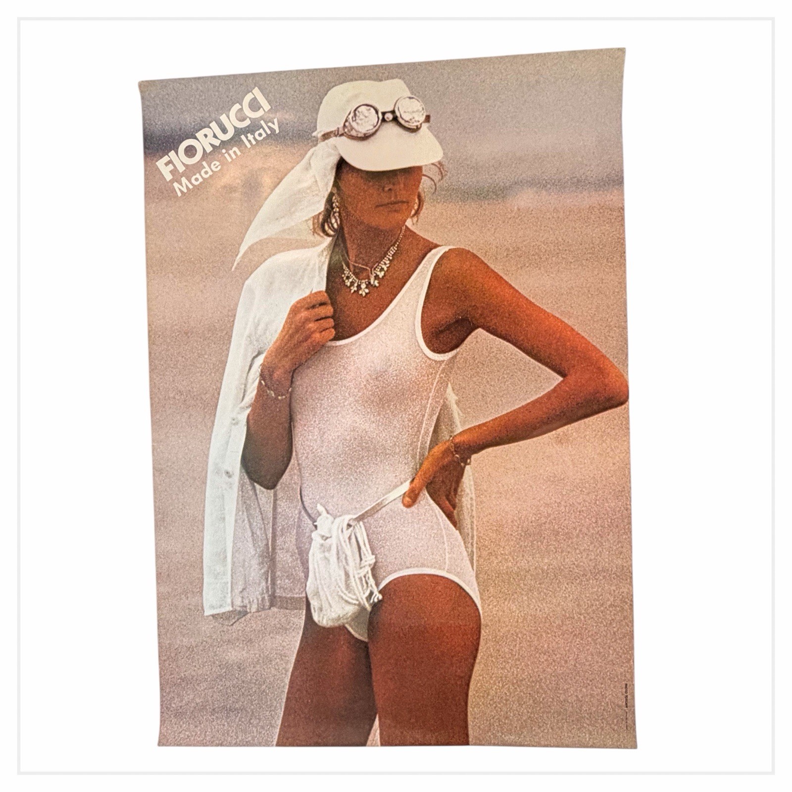 Vintage FIORUCCI Advertising Poster Poster Photo by Oliviero Toscani 1978
