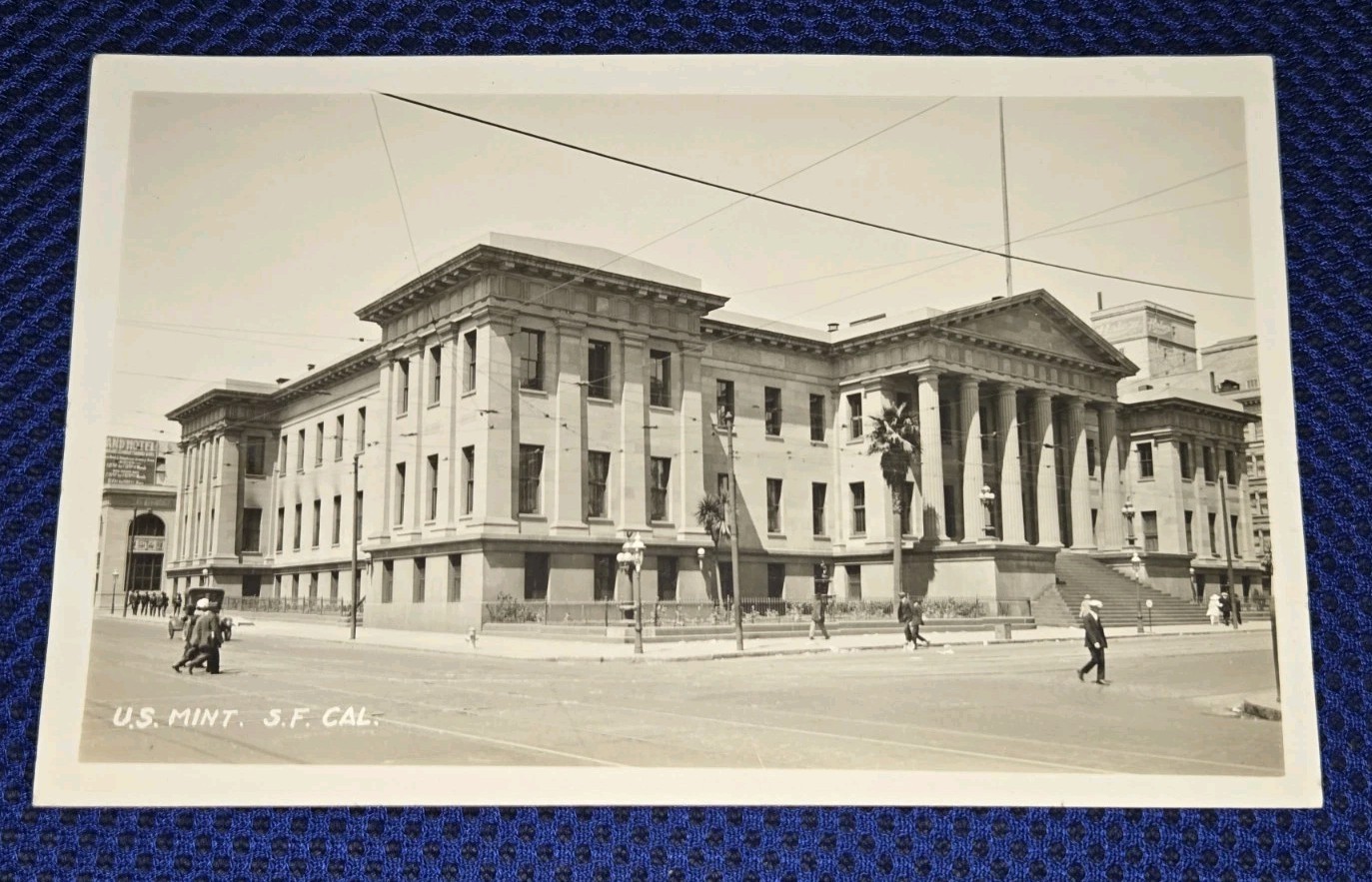 US Mint San Francisco CA Real Photo Postcard RPPC Vintage AZO 1904-1918 Unposted US Mint San Francisco CA Real Photo Postcard RPPC Vintage AZO 1904-1918 Unposted