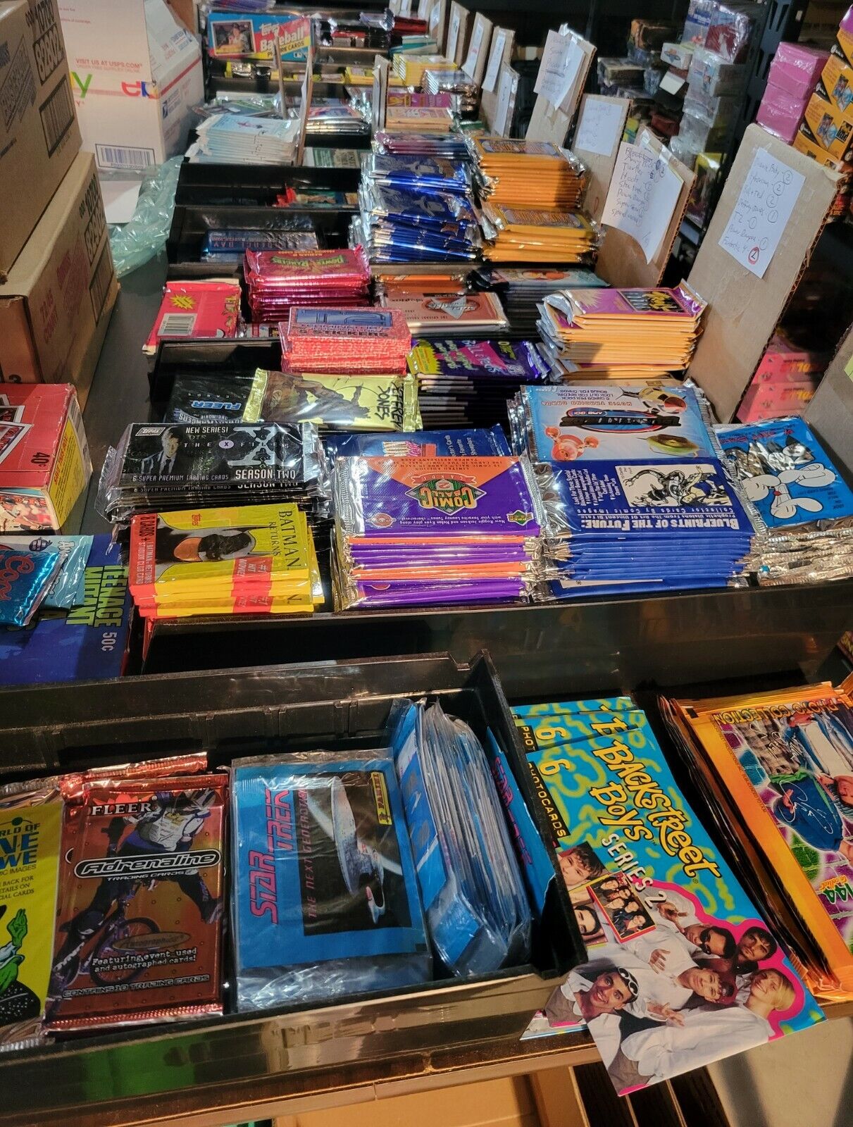 Non Sports Trading Card Packs – 128  Packs Vintage Assorted -Less Than $.62 Each