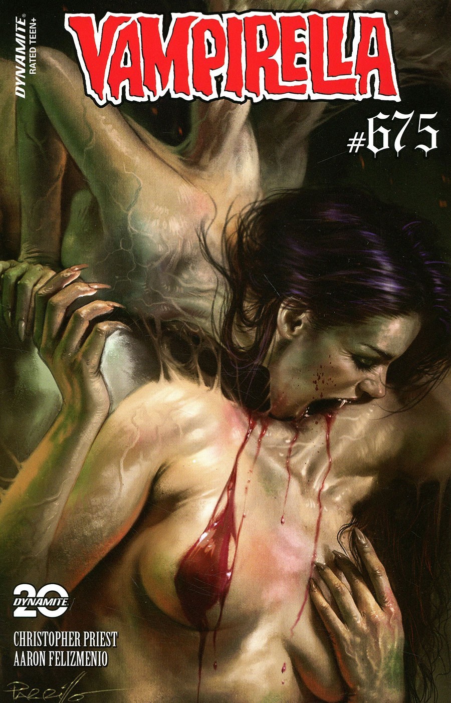VAMPIRELLA #675 VARIANT COVER BY LUCIO PARRILLO NM DYNAMITE ENTERTAINMENT 2025 VAMPIRELLA #675 VARIANT COVER BY LUCIO PARRILLO NM DYNAMITE ENTERTAINMENT 2025