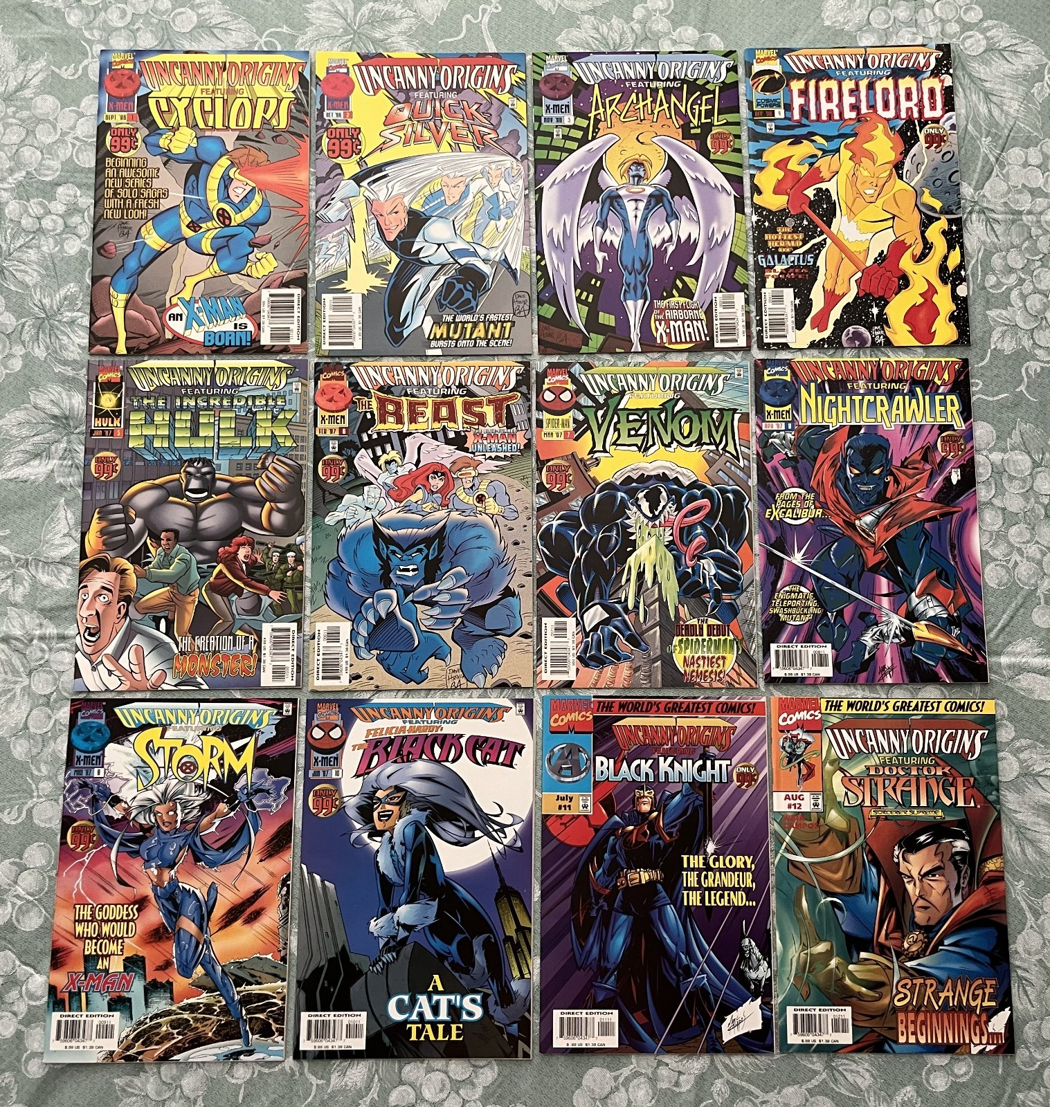 Marvel Comics: Uncanny Origins #1-12 (1996-1997) VF/NM Marvel Comics: Uncanny Origins #1-12 (1996-1997) VF/NM