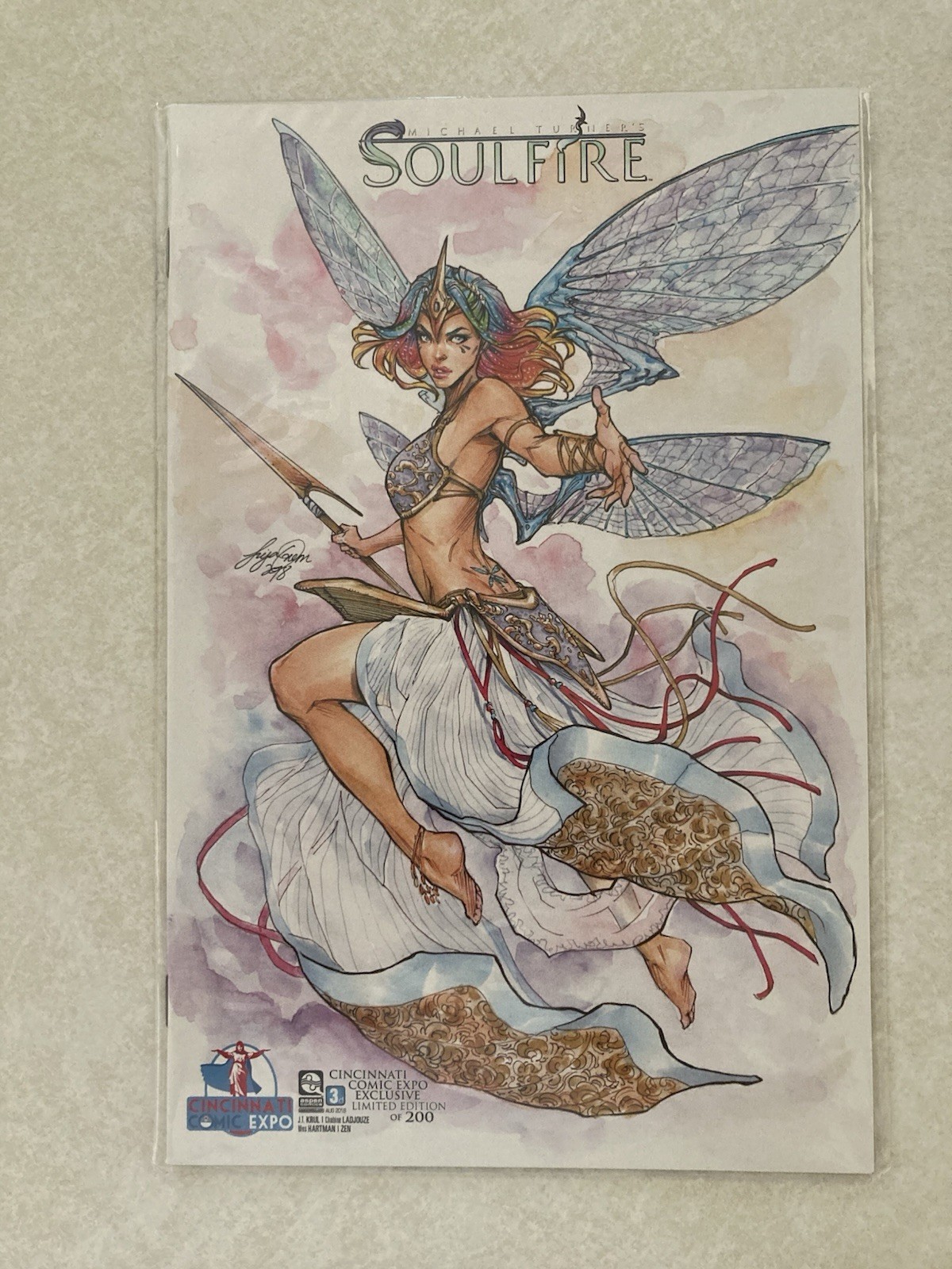Michael Turner’s Soulfire Variant Cincinnati Comic Expo 200 ever made VHTF Michael Turner’s Soulfire Variant Cincinnati Comic Expo 200 ever made VHTF