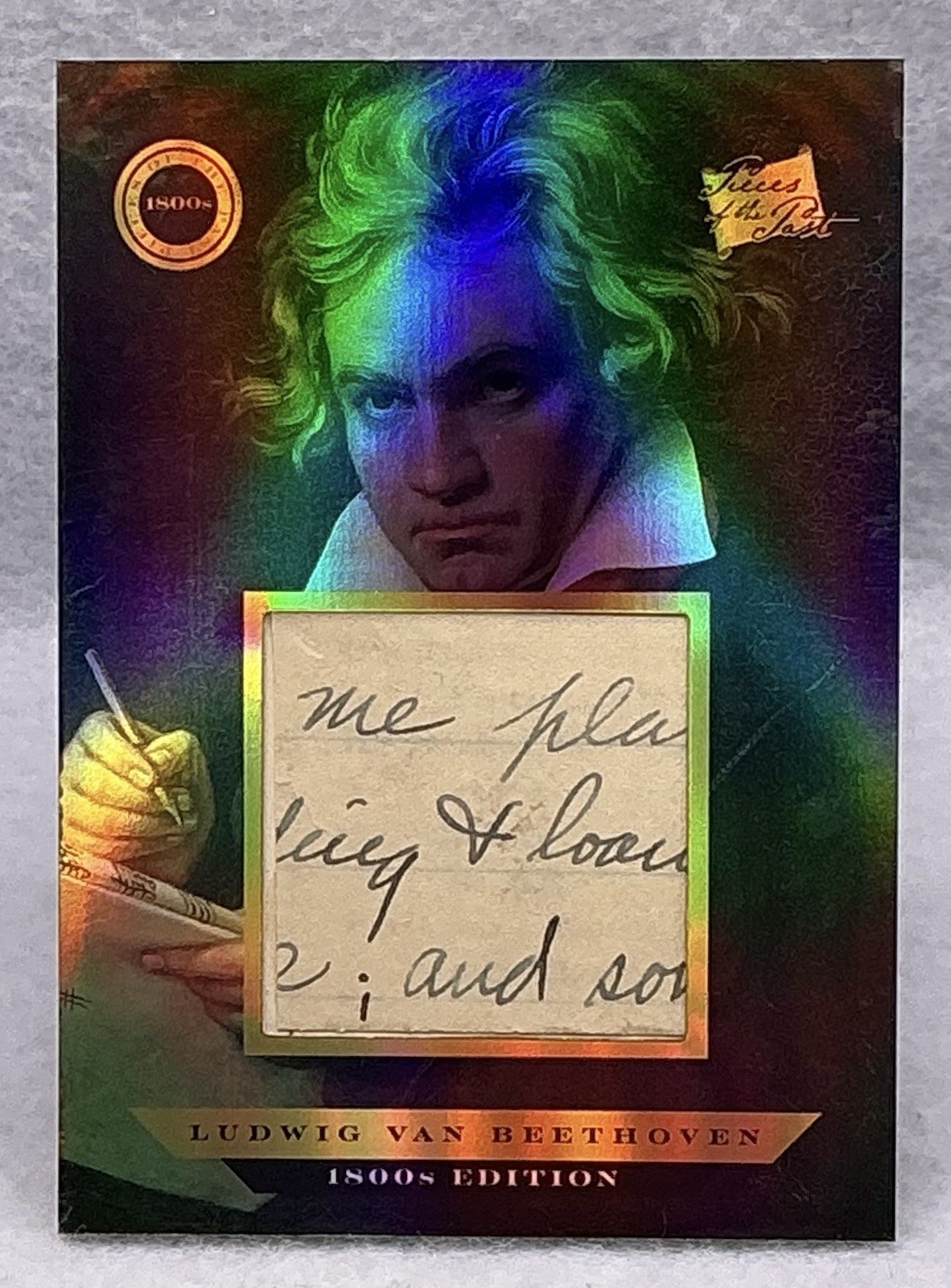 2024 Pieces Of The Past 1800s Ludwig Van Beethoven Handwritten Document Relic 2024 Pieces Of The Past 1800s Ludwig Van Beethoven Handwritten Document Relic