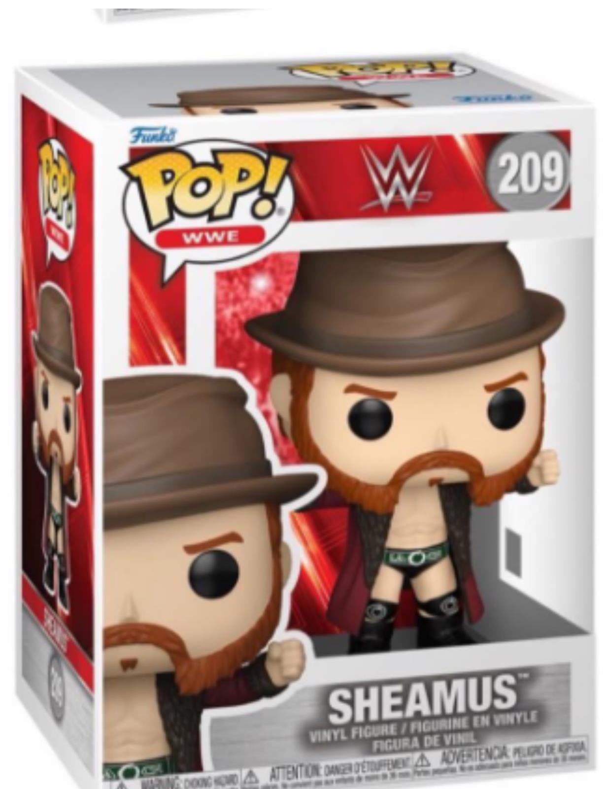 WWE Sheamus Funko Pop Vinyl Figure #209 w/Protector WWE Sheamus Funko Pop Vinyl Figure #209 w/Protector