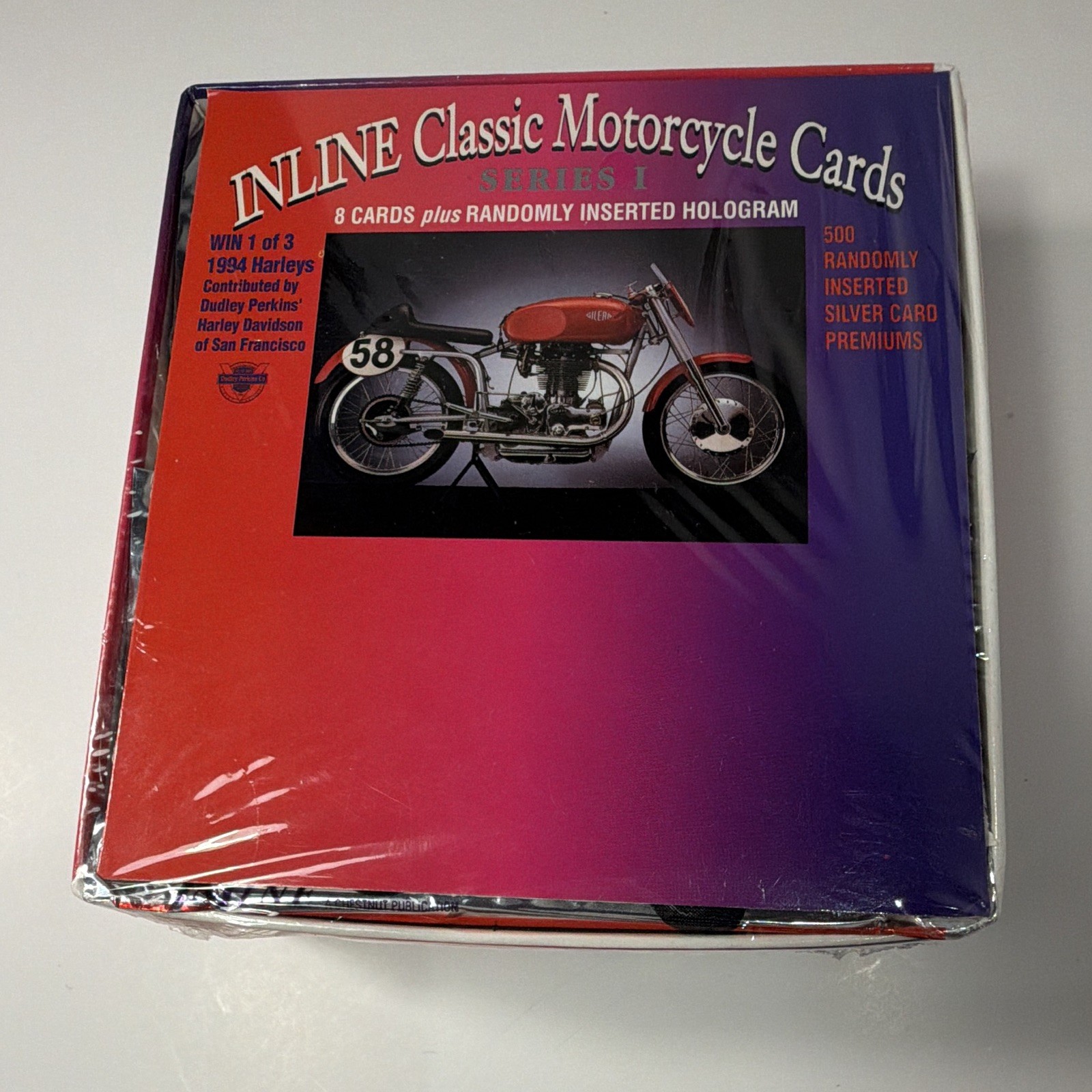 Vintage 1994 Classic Motorcycle Cards Series 1 Box 8 Cards Hologram Vintage 1994 Classic Motorcycle Cards Series 1 Box 8 Cards Hologram