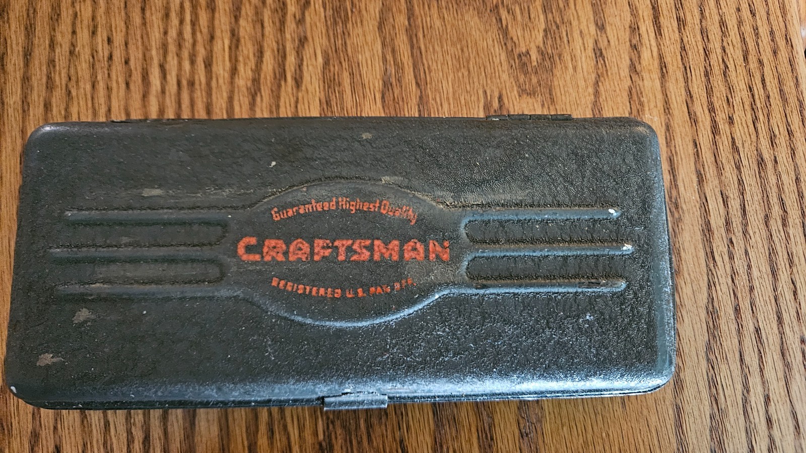 Vtg Craftsman Socket Set 43178 =V= 15Pc. 1/4 in Drive Forged Tin Case USA Vtg Craftsman Socket Set 43178 =V= 15Pc. 1/4 in Drive Forged Tin Case USA