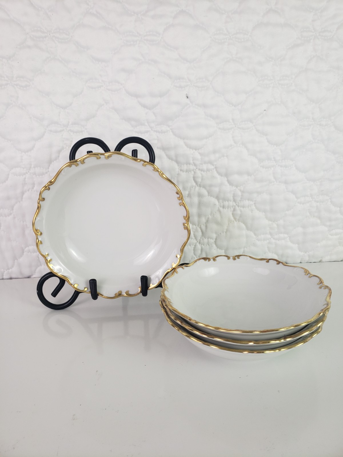 Schumann Arzberg Germany Gold Elegance Fruit Dessert Sauce Bowl 5 Schumann Arzberg Germany Gold Elegance Fruit Dessert Sauce Bowl 5