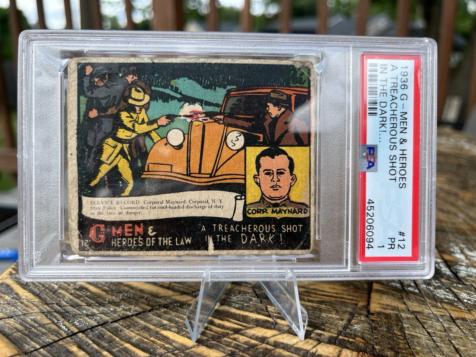 1936 G-Men and Heroes of the Law A Treacherous Shot In The Dark PSA PR 1 1936 G-Men and Heroes of the Law A Treacherous Shot In The Dark PSA PR 1