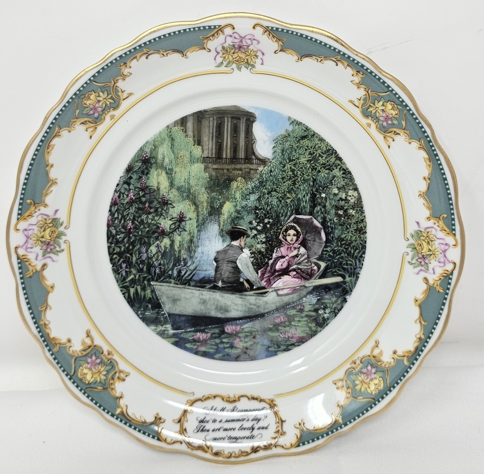 Vintage 1982 The Poetry Society Collector\'s Plate Porcelain Limited Edition 8\