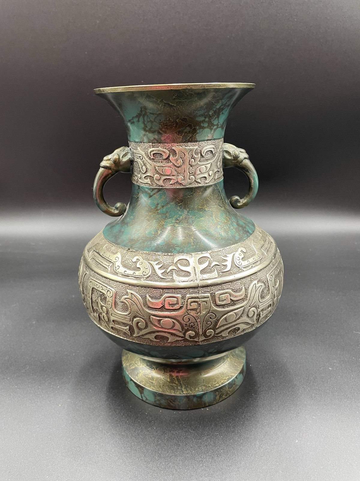 Rare Antique Japanese Bronze Takaoka Vessel 10 Rare Antique Japanese Bronze Takaoka Vessel 10