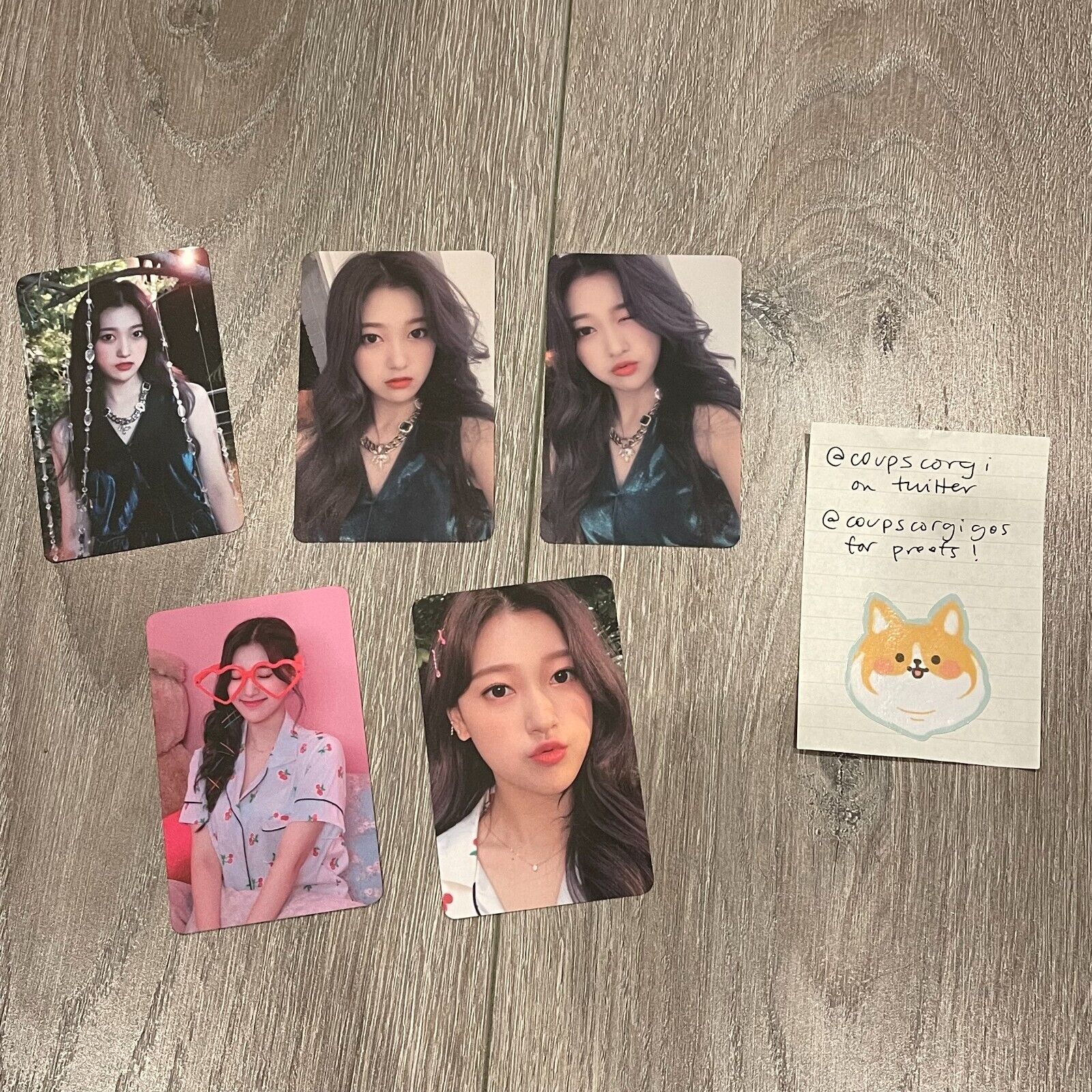 Loona 이달의소녀 CHOERRY Yerim Official MD Photocards Collection Postcards