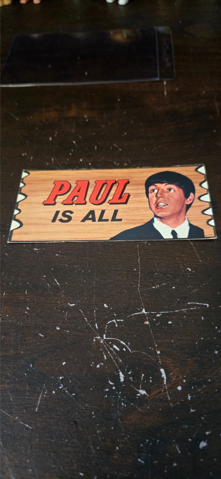 1964 Topps Beatles Plaks #13 ( The Beatles ) Trading Card Plaks 1964 Topps Beatles Plaks #13 ( The Beatles ) Trading Card Plaks