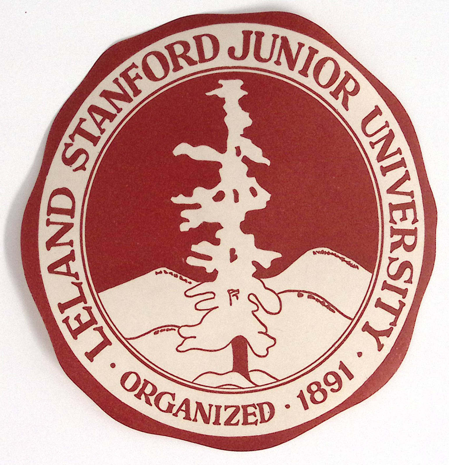 Leland Stanford Junior University Luggage Label 4 Leland Stanford Junior University Luggage Label 4