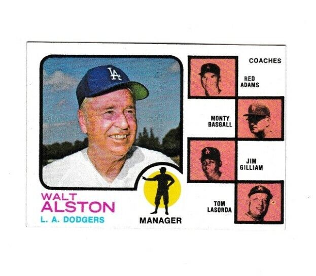 Baseball Trading Card Topps 1973 #569 Walt Alston