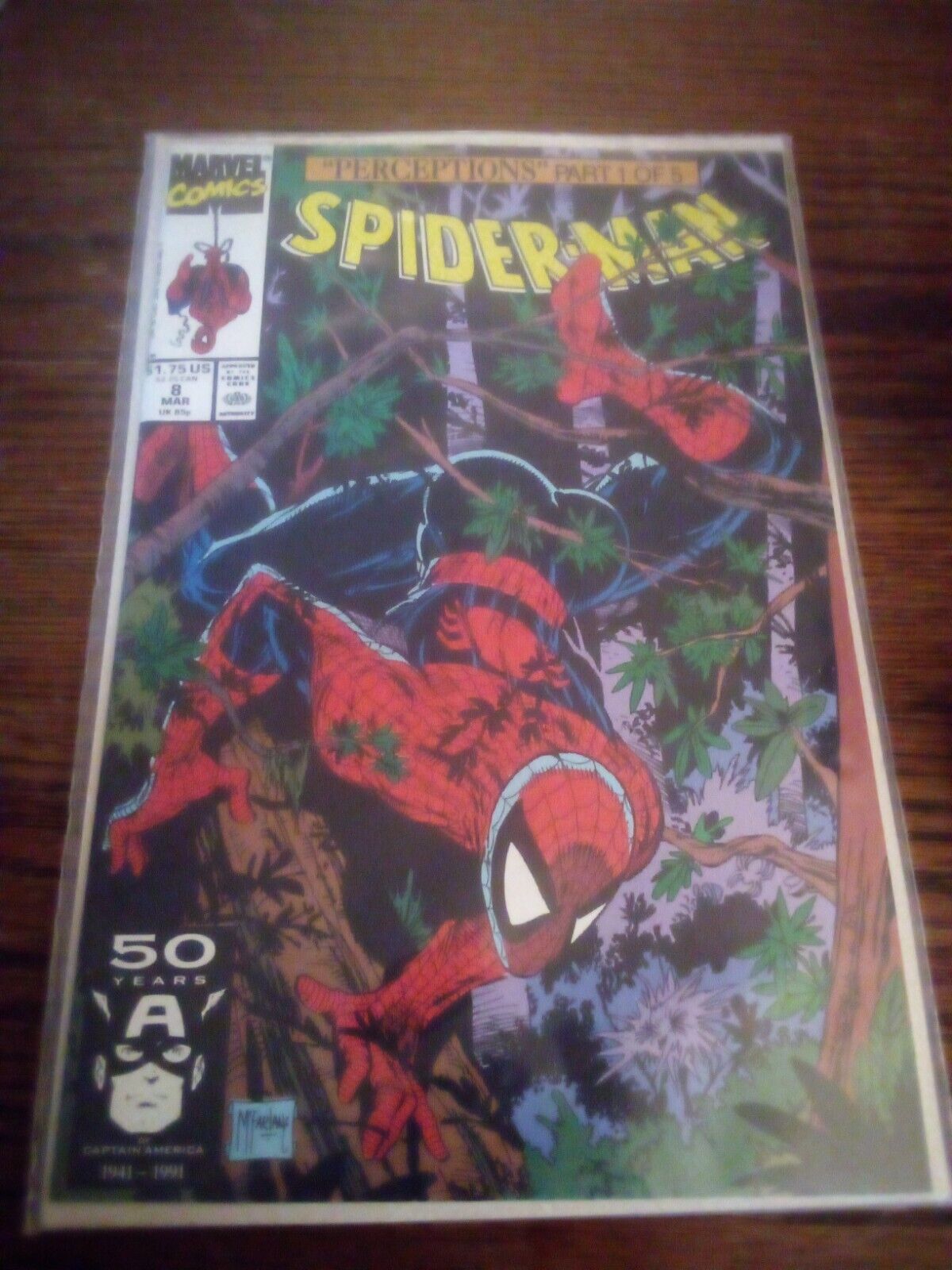 UNOPENED flawless Perceptions Part 1 of 5 Spider-Man Comic (1991) marvel