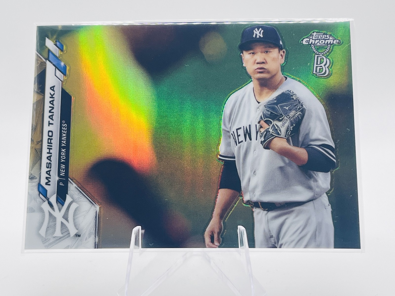 2020 Topps Chrome Ben Baller Edition #166 Masahiro Tanaka Gold Refractor #/50 2020 Topps Chrome Ben Baller Edition #166 Masahiro Tanaka Gold Refractor #/50