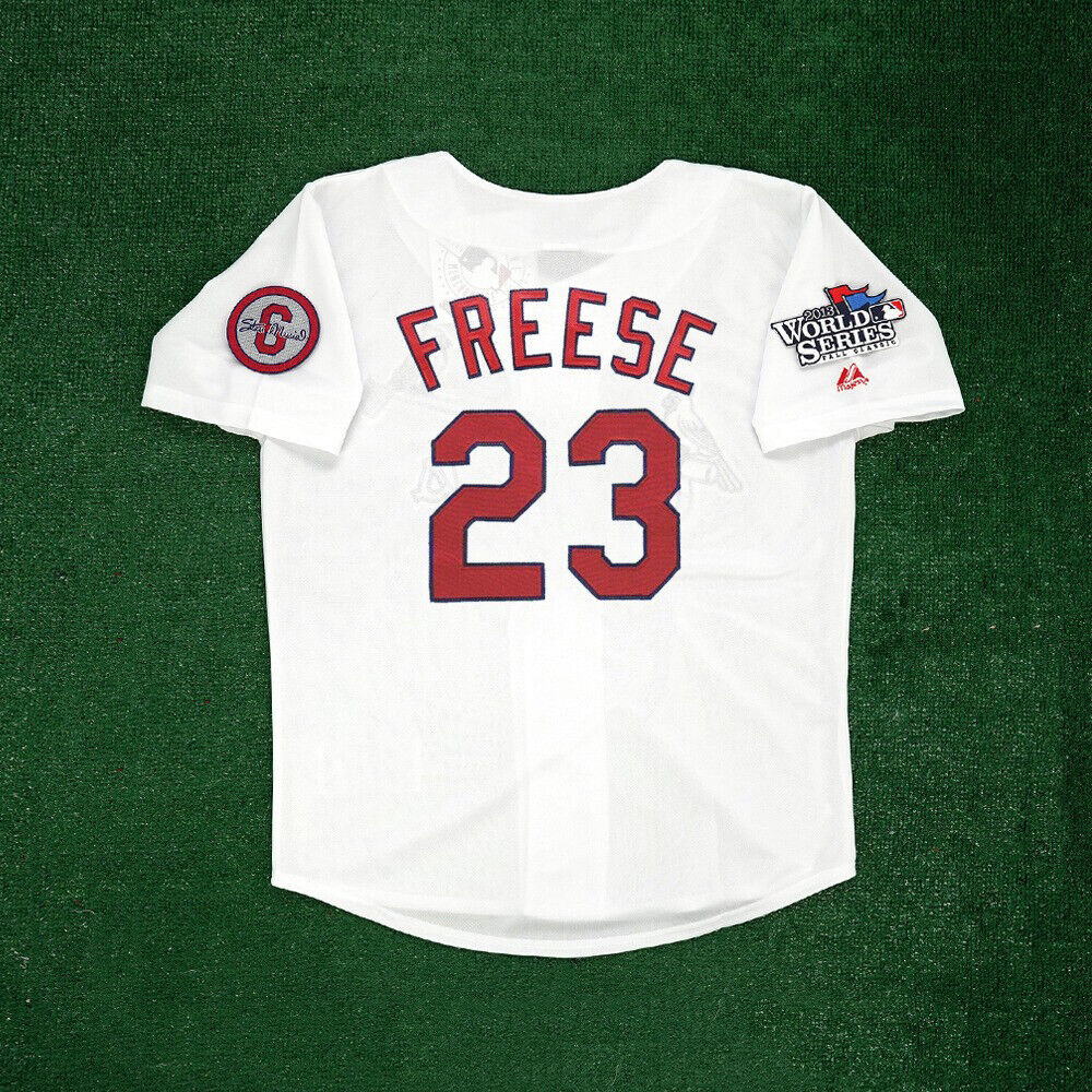 David Freese 2013 St. Louis Cardinals World Series White Home Men's Jersey
