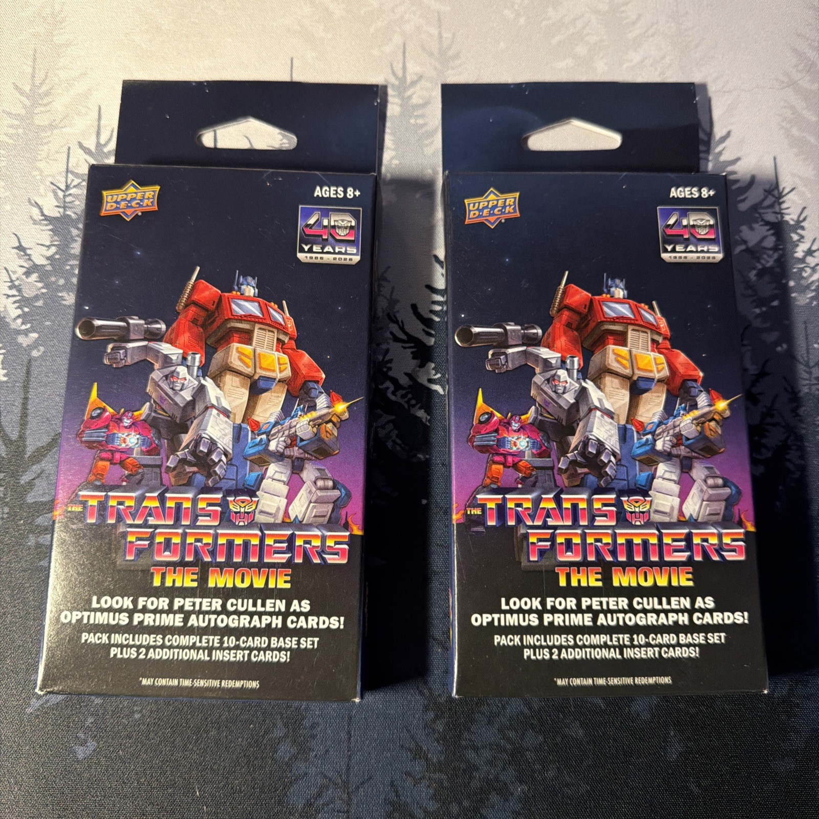 2 Packs 2026 Upper Deck Transformers The Movie Special Edition Trading Cards 2 Packs 2026 Upper Deck Transformers The Movie Special Edition Trading Cards