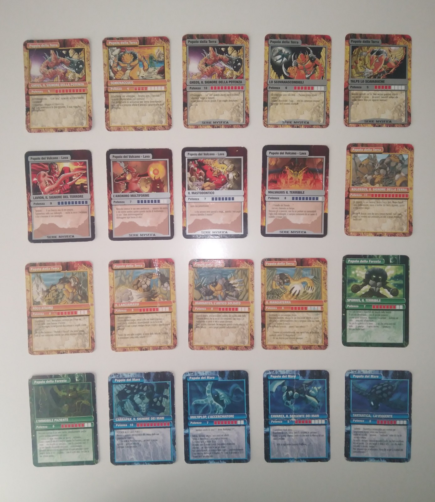 GORMITI Bundle Lot 229 VERY RARE Cards of All VINTAGE Series