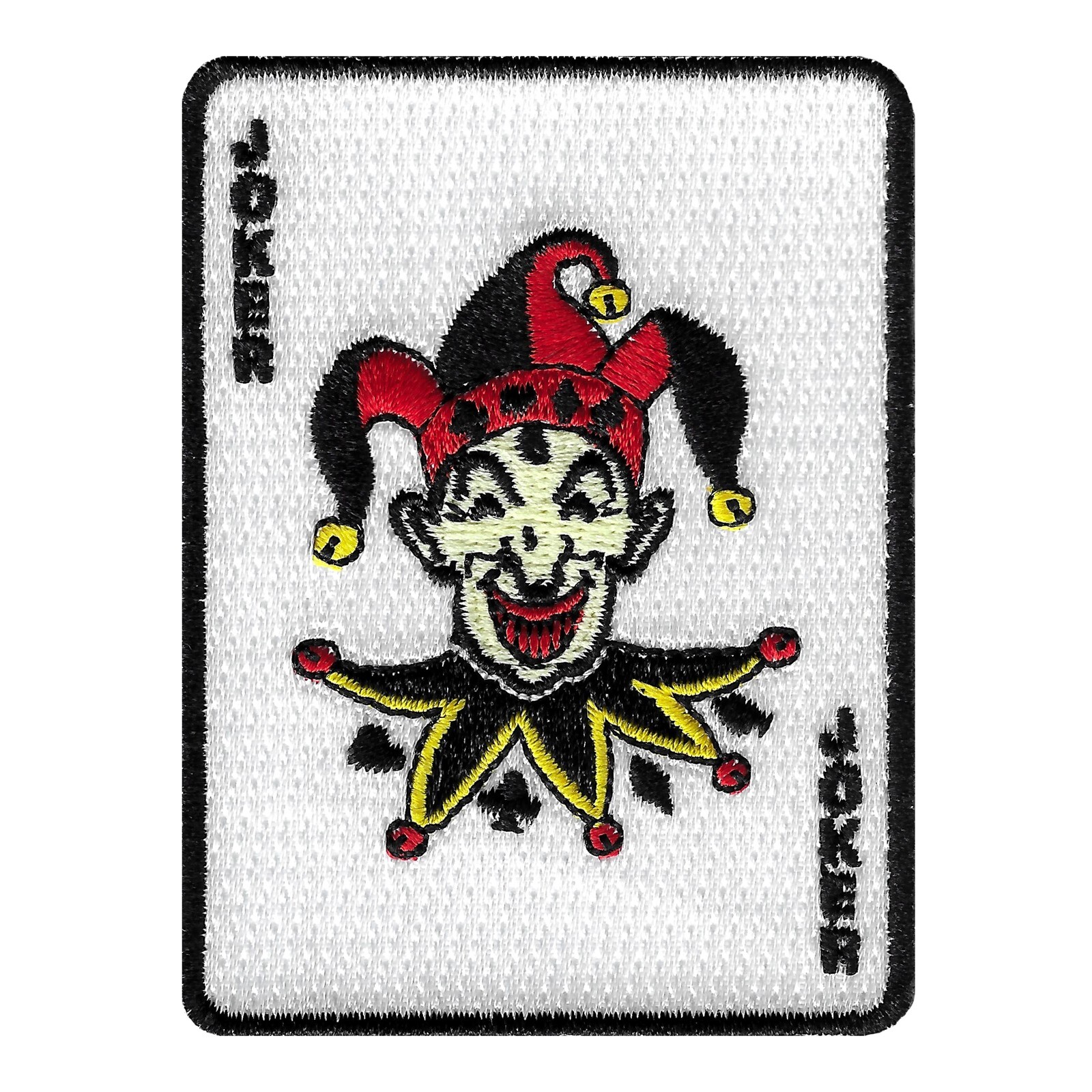 JOKER CARD iron-on PATCH Poker Wild Card LAS VEGAS embroidered GAMBLING EMBLEM JOKER CARD iron-on PATCH Poker Wild Card LAS VEGAS embroidered GAMBLING EMBLEM