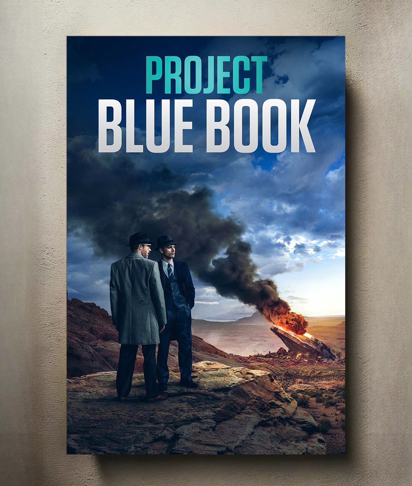 Project Blue Book 8x12 Metal TV Show Poster Sign