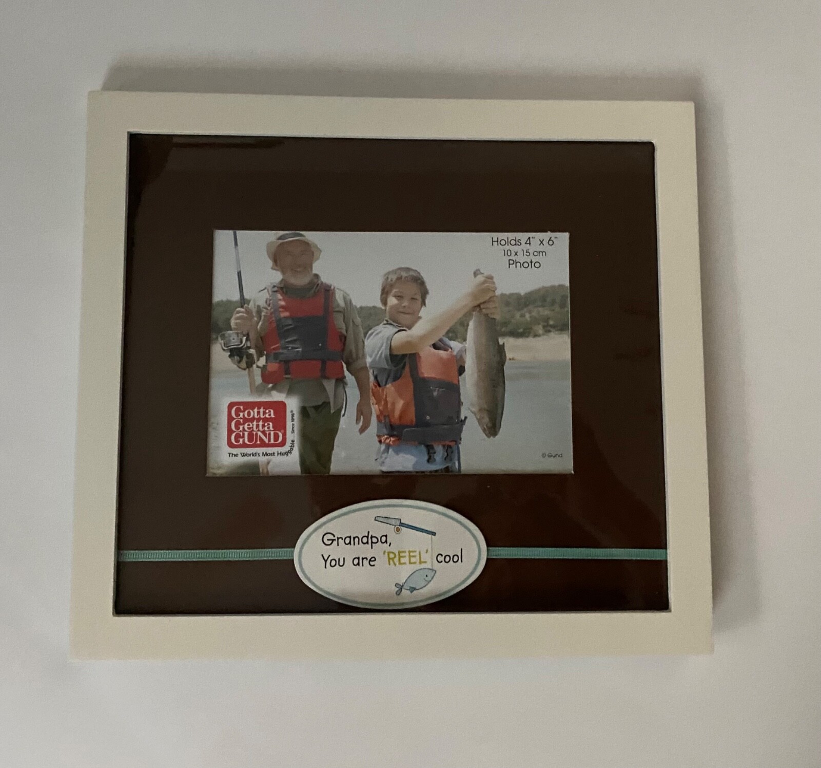 Gotta Getta Gund Grandpa Grandfather Picture Photo Frame 4x6 New