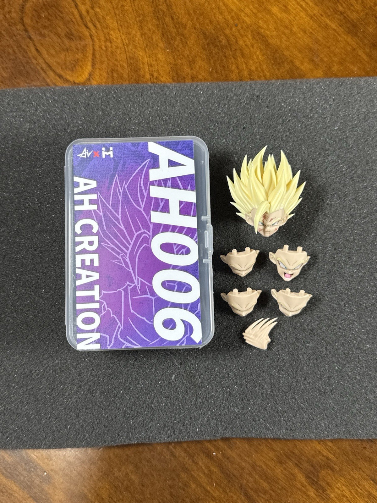 SH Figuarts Gohan SSJ2 Head AIR x HM Studios AH006 DBZ NEW SH Figuarts Gohan SSJ2 Head AIR x HM Studios AH006 DBZ NEW