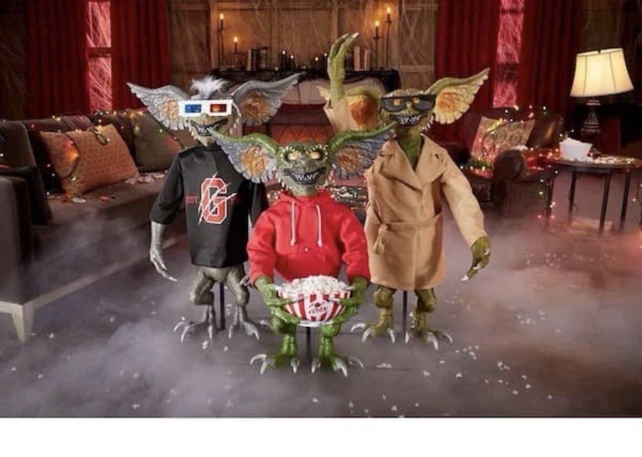 Gremlins 5 ft Animated LED 3 Piece Halloween Prop Motion 🔥NEW Gremlins 5 ft Animated LED 3 Piece Halloween Prop Motion 🔥NEW