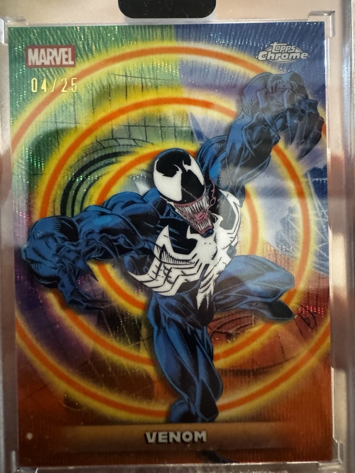 Topps 2026 Topps Chrome Marvel Mint Venom Cerebro #04/25 Topps 2026 Topps Chrome Marvel Mint Venom Cerebro #04/25