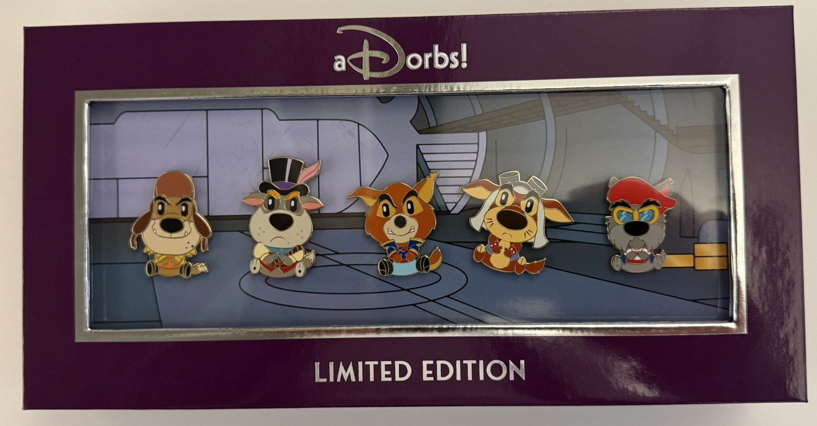 WDI MOG Disney Afternoon TaleSpin aDorbs 5-pin LE 400 Box Set IN HAND