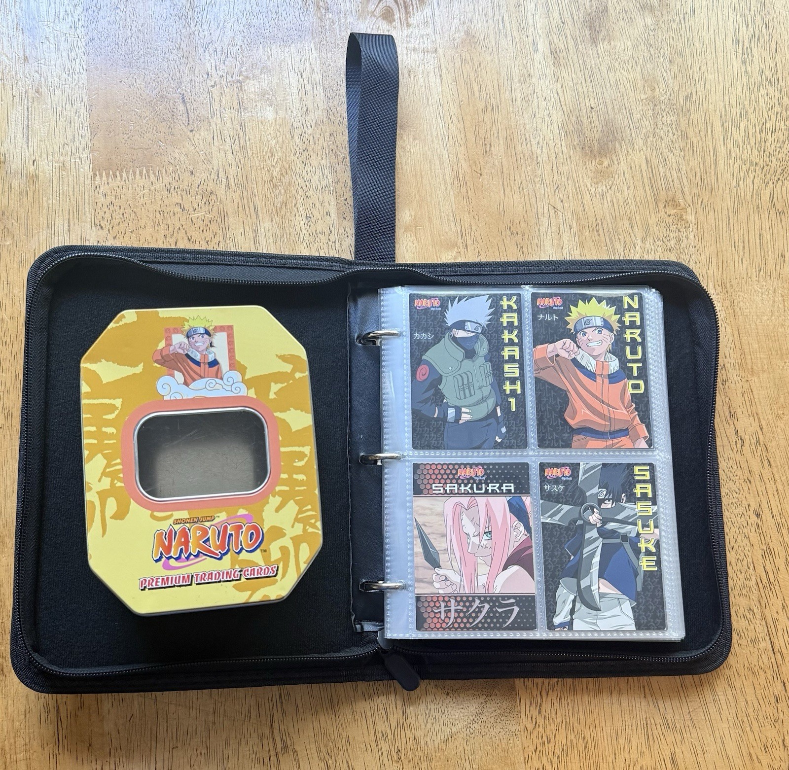 Naruto Panini 2002 90 Card Lot Includes Tin and Binder Naruto TCG Naruto Panini 2002 90 Card Lot Includes Tin and Binder Naruto TCG