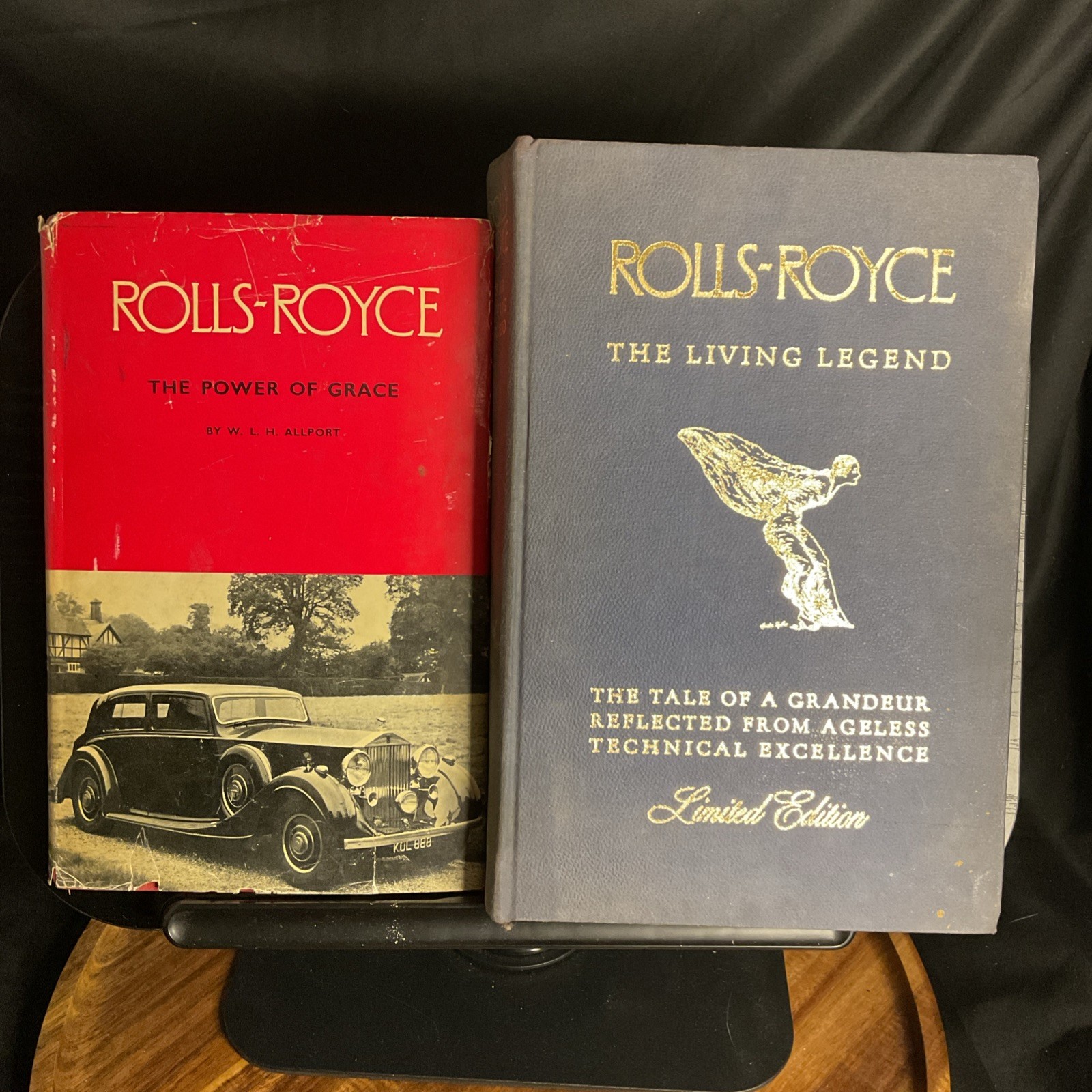 ROLLS-ROYCE VTG 1960s Living Legend & Power Of Grace Hardcover Books Lot of 2 ROLLS-ROYCE VTG 1960s Living Legend & Power Of Grace Hardcover Books Lot of 2