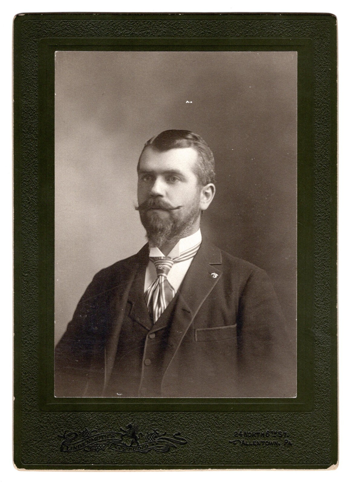 A Handsome Devil in Allentown, Pennsylvania : Baum Circle : Cabinet Card 1899 A Handsome Devil in Allentown, Pennsylvania : Baum Circle : Cabinet Card 1899