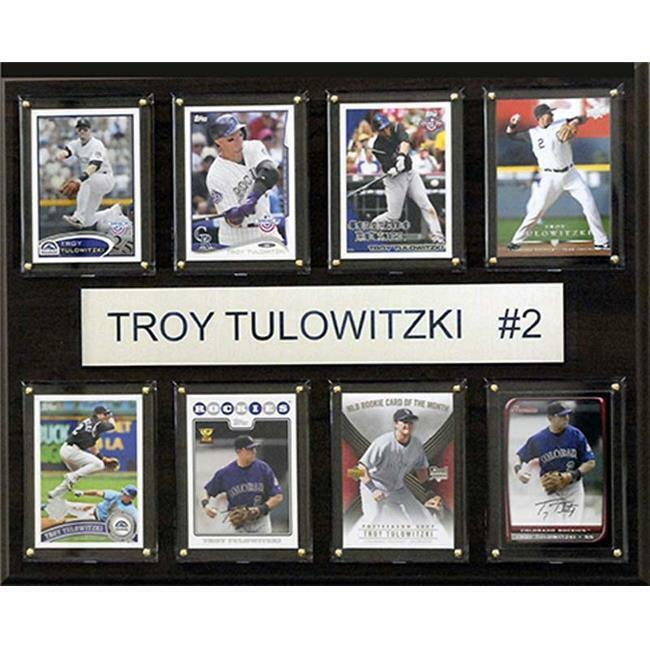 CandICollectables 1215TULO8C MLB 12 x 15 in. Troy Tulowitzki Colorado Rockies...
