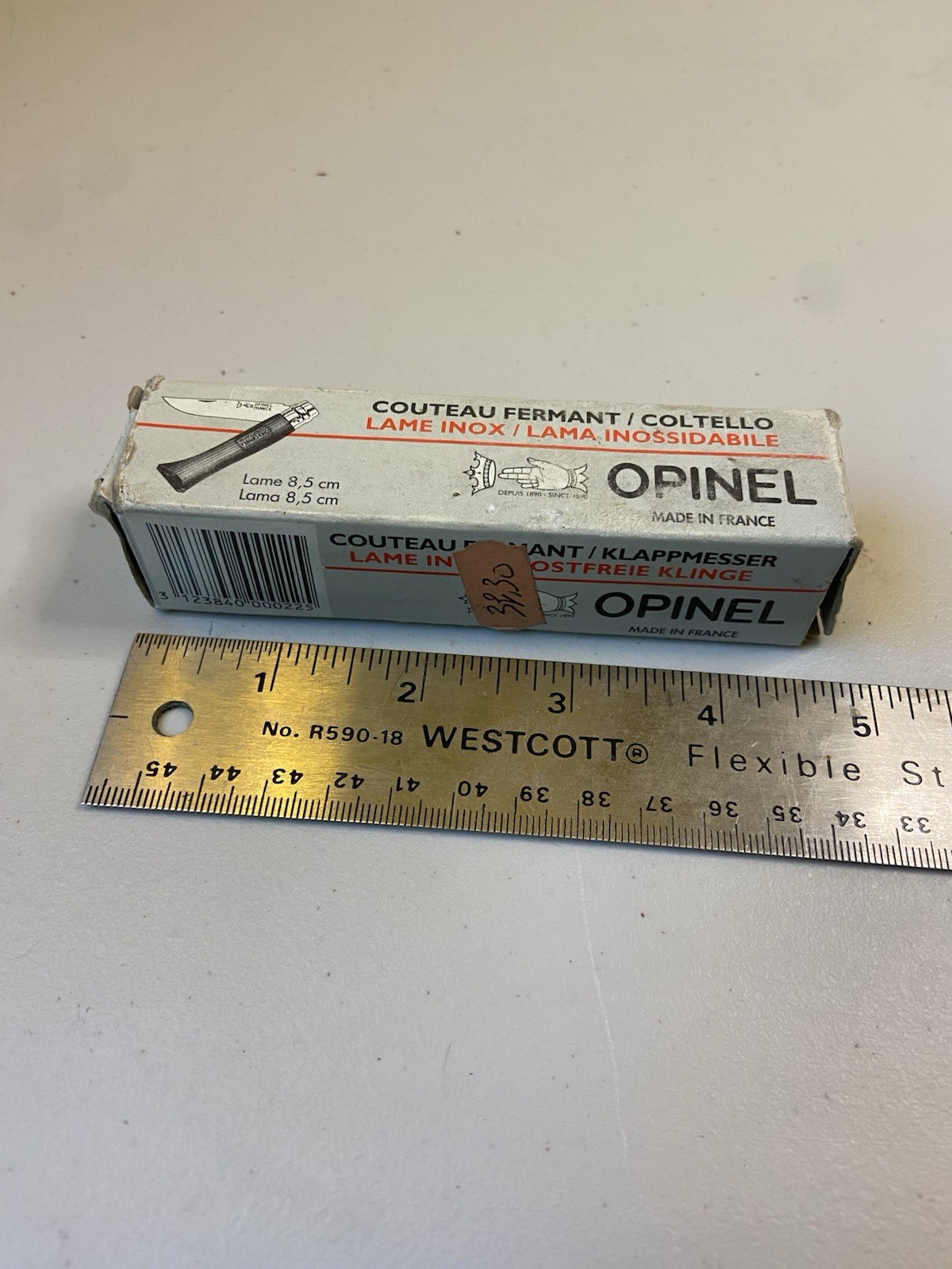 Vintage Opinel No 8 INOX Stainless Folding Knife France Original Box Vintage Opinel No 8 INOX Stainless Folding Knife France Original Box