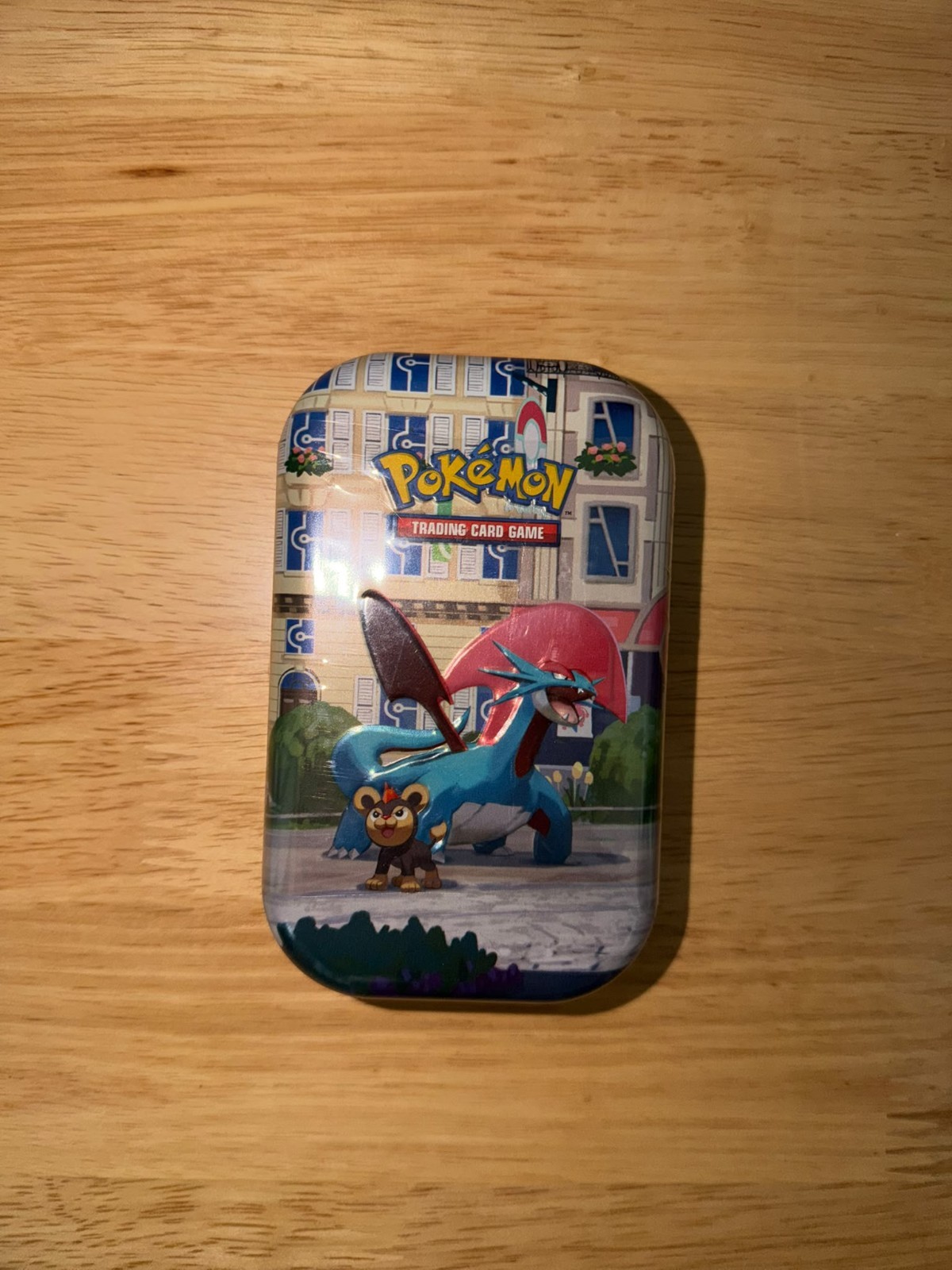 Lumiose City Mini Tin—Salamence | Pokemon TCG Brand New & Sealed Lumiose City Mini Tin—Salamence | Pokemon TCG Brand New & Sealed