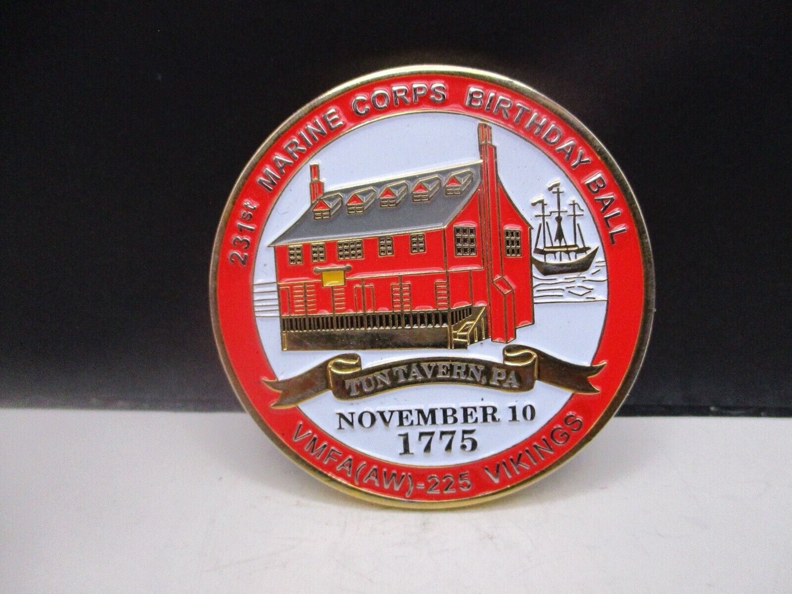 Marine All Weather Fighter Attack Squadron VMFA (AW) 242 Vikings Challenge Coin