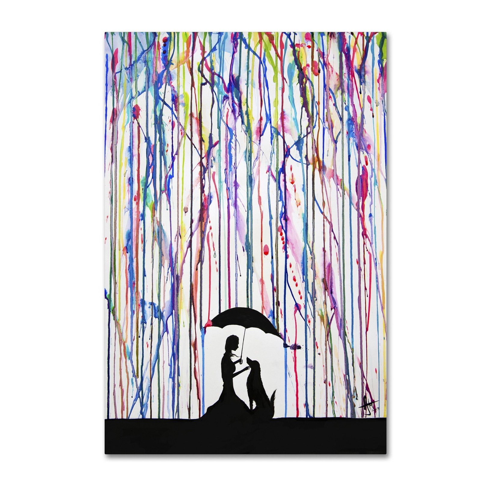 Trademark Fine Art \'Sempre\' Canvas Art 47x30