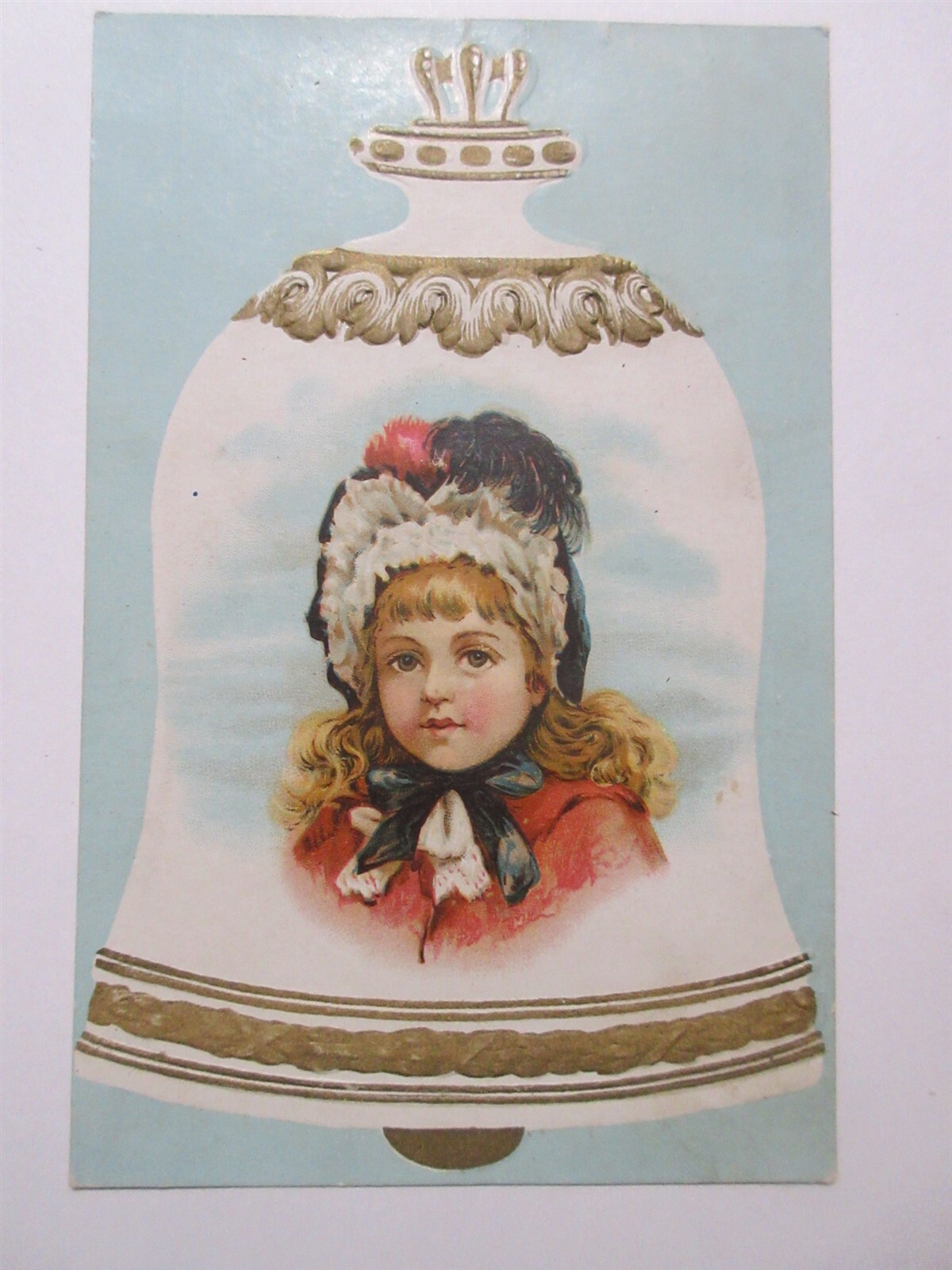 vintage Embossed Trade Card Woolson Spice Toledo, OH vintage Embossed Trade Card Woolson Spice Toledo, OH
