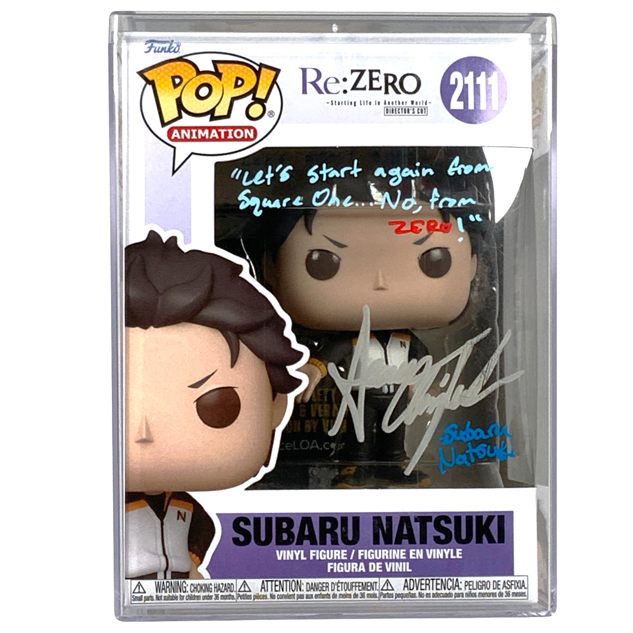 Funko Pop Cave RE ZERO: SUBARU NATSUKI Signed Sean Chiplock JSA 🔥HOT ITEM 🔥 Funko Pop Cave RE ZERO: SUBARU NATSUKI Signed Sean Chiplock JSA 🔥HOT ITEM 🔥